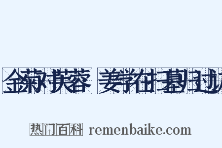 金菊对芙蓉·姜学在扫墓归过访是什么意思的图片